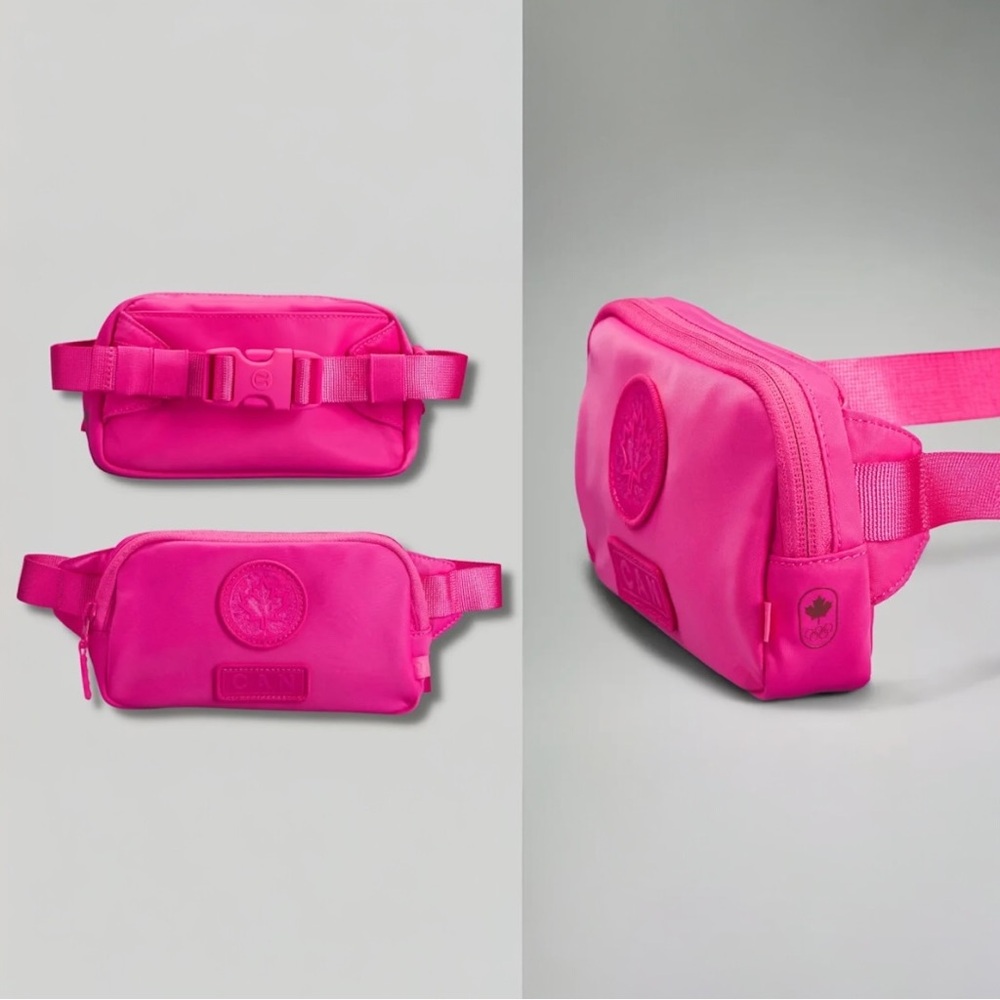 Lululemon Team Canada Future Legacy Mini Belt Bag Sonic Pink NWT
